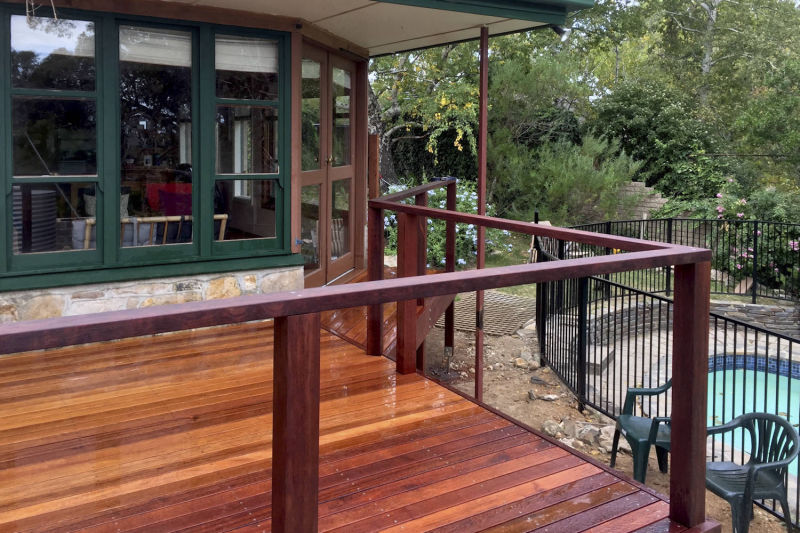 Hardwood verandah
