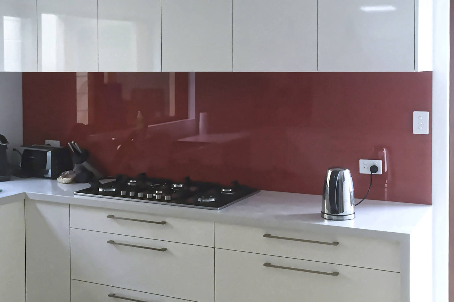 Kitchen cabinet and splashback upgrade